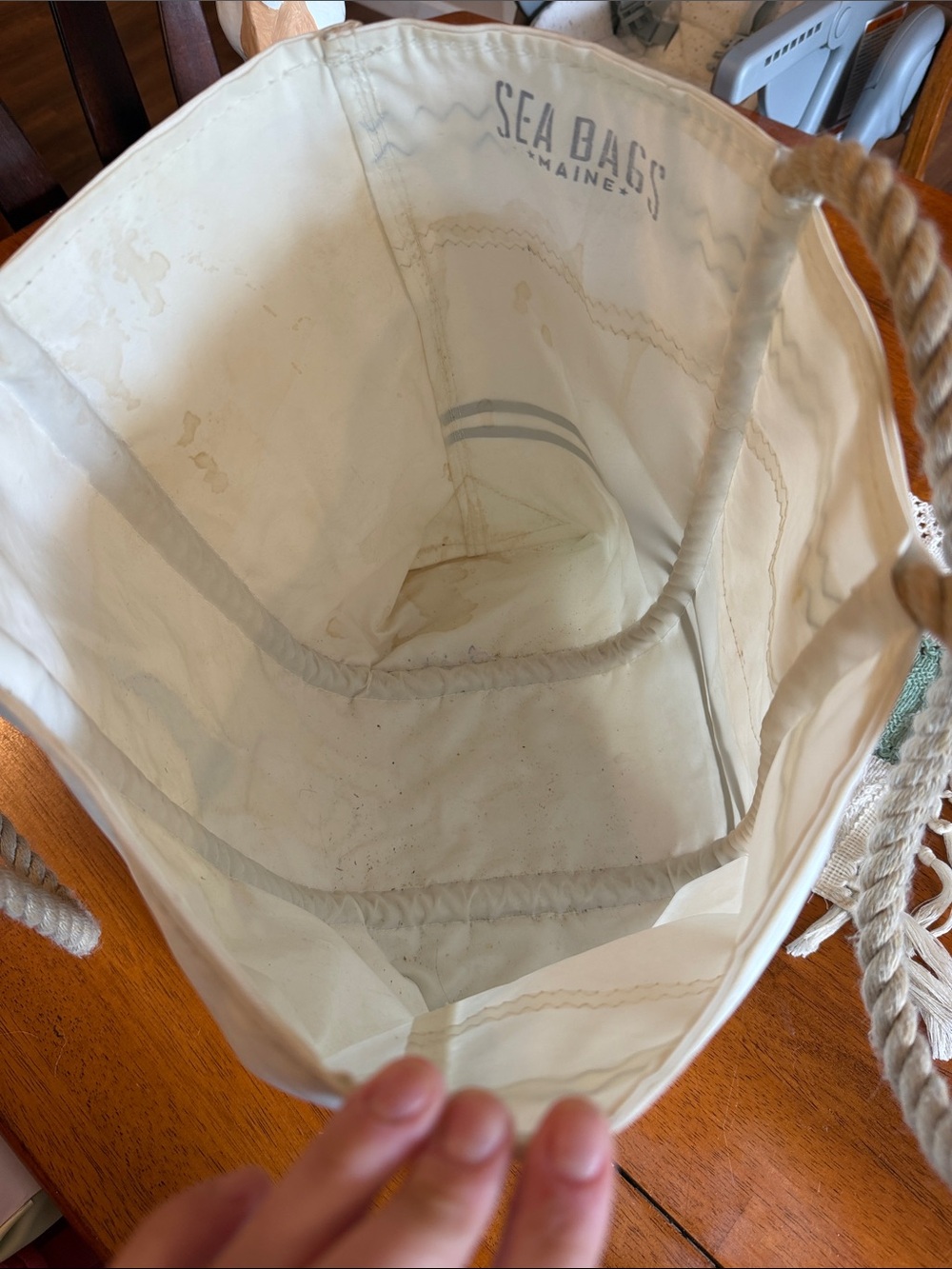 Seabags of Maine yellow lab tote - Picture 3 of 4